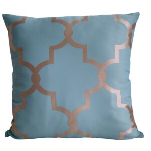 maroko, koniczyna marokańska, arabeska, błękit,poduszka, jasiek, poducha, poduszka ozdobna